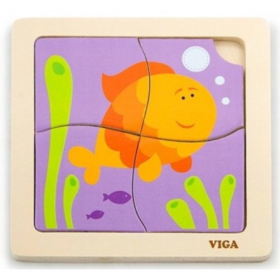 Puzzle Viga 4 Fish (50144)