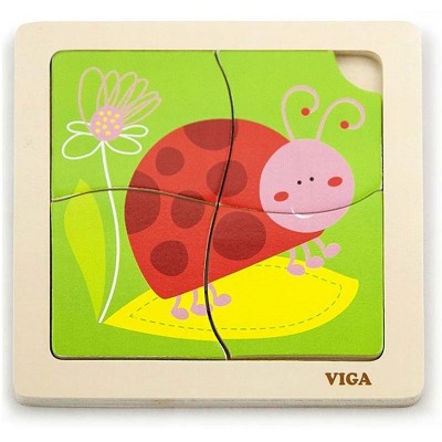 Puzzle Viga 4 Ladybird (50140)