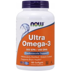 Витамины NOW Ultra Omega-3 180cap