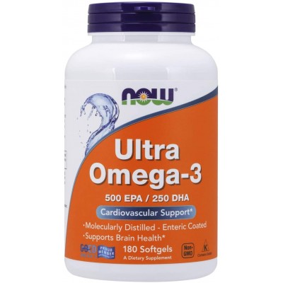 Vitamine NOW Ultra Omega-3 180cap