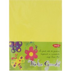 Hârtie gumată Daco 10pcs Yellow (HG401G)