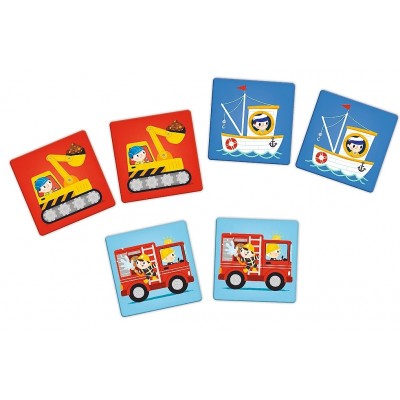 Joc educativ de masa Trefl Memos Maxi Vehicles (02267)