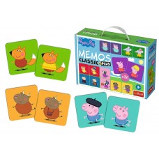 Joc educativ de masa Trefl Memos Classic & Plus Peppa Pig (02270)