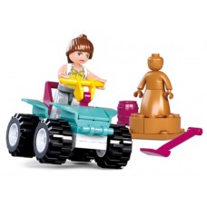 Set de construcție Sluban Girl Is Dream Quad bike 54pcs (B0599)