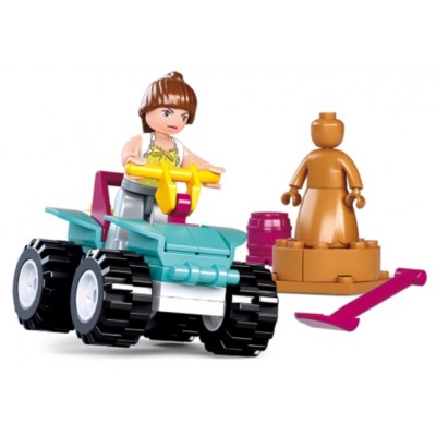 Set de construcție Sluban Girl Is Dream Quad bike 54pcs (B0599)