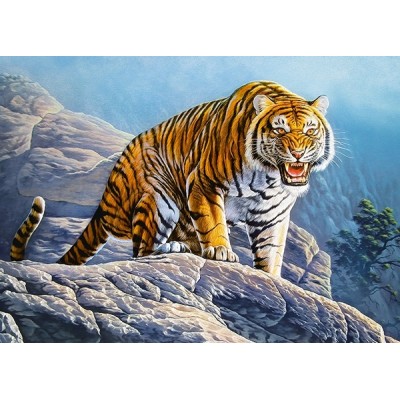 Пазл Castorland 180 Tiger on the Rock (B-018451)