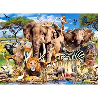 Пазл Castorland 200 Savanna Animals (B-222155)