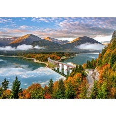 Пазл Castorland 500 Sunrise Over Sylvenstein Lake Germany (B-53353)