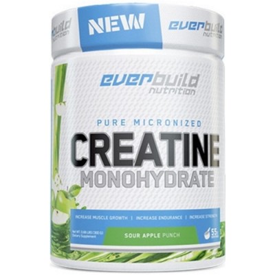 Creatina Everbuild Creatine Monohydrate 300g Sour Apple Punch