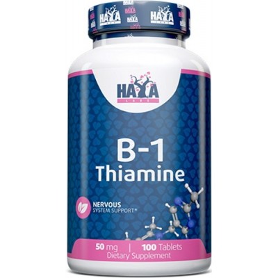 Витамины Haya Labs Vitamin B-1/Thiamine 50mg 100tab