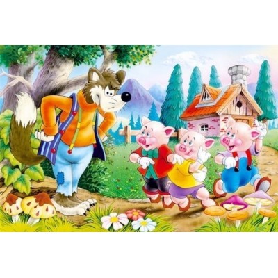 Пазл Castorland 60 Midi Three Little Pigs (B-06106)