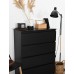 Комод Fabrik Home Havana 4 Чёрный Ясень