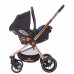 Carucior Kikka Boo 3 in 1 Vicenza Premium Black