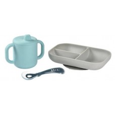 Набор посуды Beaba Blue 3in1