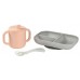 Набор посуды Beaba Old Pink 3in1
