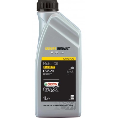 Моторное масло Castrol GTX 0W-20 RN17 FE 1L