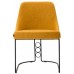 Fotoliu Papatya Delphi Metal Legs Black/Upholstery Yellow