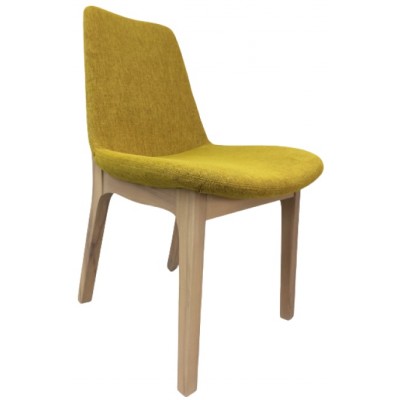 Стул Papatya Eiffel Wwood Legs Natural/Upholstery Mustard