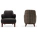 Fotoliu Papatya Frida Dark Walnut Legs /Upholstery Brown