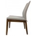 Scaun Papatya Pasha Wood Legs Walnut /Upholstery Grey