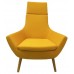 Кресло Papatya Rebecca With Head Wood Legs A303/Upholstery Yellow