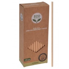 Set paie pentru cocktail din hartie ECO 100pcs (41661)