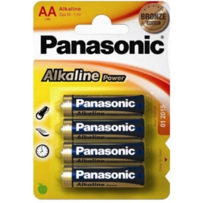 Батарейка Panasonic Alkaline Power AA 4pcs (LR6REB/4BPR)