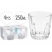 Набор стаканов EH 4pcs 250ml (38742)