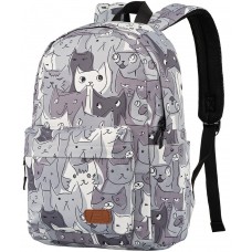 Rucsac pentru oraș 2E TeensPack Cats Grey (2E-BPT6114GC)