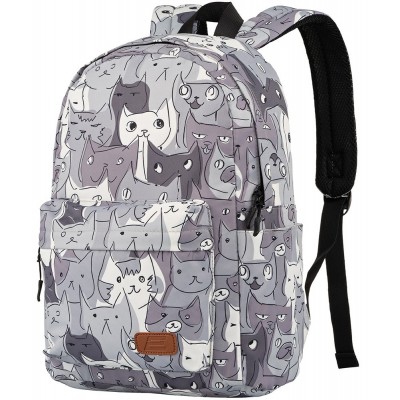 Rucsac pentru oraș 2E TeensPack Cats Grey (2E-BPT6114GC)