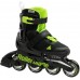 Роликовые коньки RollerBlade Microblade Black/Green (33-36)