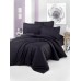 Lenjerie de pat Cottony Satin de Lux Stripe Black 2 (17369)