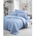 Постельное бельё Cottony Satin de Lux Tip Hotelier Stripe Light Blue 1 (268462)