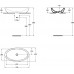 Lavoar Ideal Standard Strada 76x45cm (K078501)