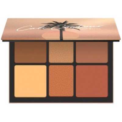 Paleta pentru conturare față Smashbox Cali Contour Palette Medium Dark