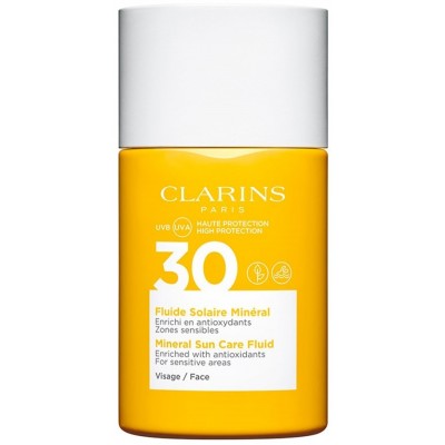 Солнцезащитный крем масло лосьон Clarins Mineral Sun Care Fluid Face SPF30 30ml