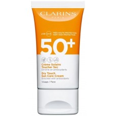 Солнцезащитный крем масло лосьон Clarins Dry Touch Sun Care Cream Face SPF50 50ml