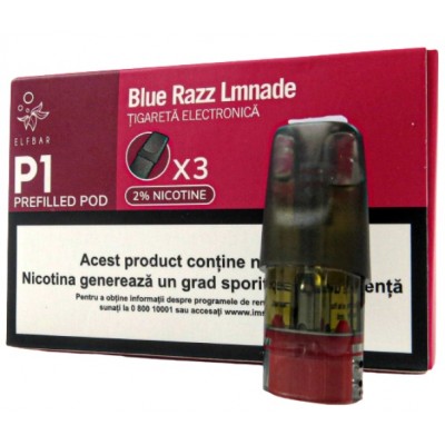 Cartuș Elf Bar P1 2ml 3pcs Blue Razz Lemonade