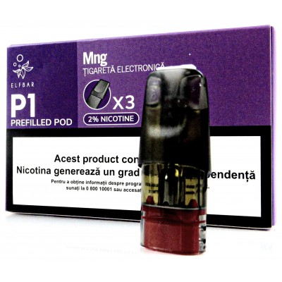 Cartuș Elf Bar P1 2ml 3pcs Mango