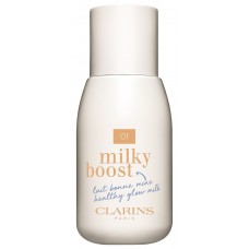 Fond de ten pentru față Clarins Milky Boost Foundation 01