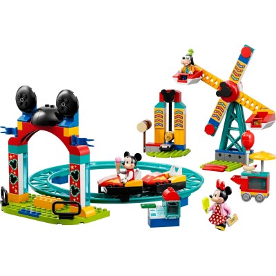 Set de construcție Lego Disney: Mickey, Minnie and Goofy's Fairground Fun (10778)