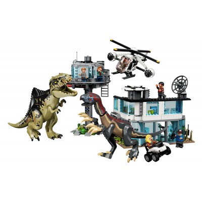 Конструктор Lego Jurassic World: Giganotosaurus & Therizinosaurus Attack (76949)