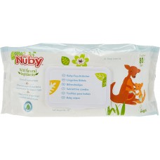 Детские влажные салфетки Nuby 80pcs (CG42080DUFRGEIT)