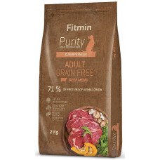 Hrană uscată pentru câini Fitmin Purity GF Adult Beef 2kg