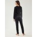 Женский спортивный костюм Ajoure T23455/1 Black 2XL