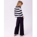 Пижама Ajoure T23520 Black Stripes White/Black 2XL