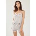 Pijama Ajoure T23539 Grey L