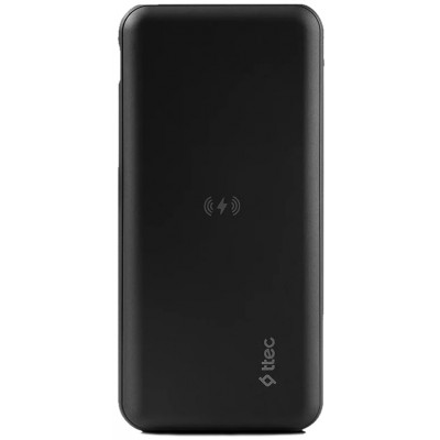 Внешний аккумулятор Ttec Slim Pro W 10.000mAh Black