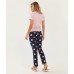 Pijama Ajoure T23543 Powder Print Hearts L