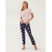 Pijama Ajoure T23543 Powder Print Hearts M